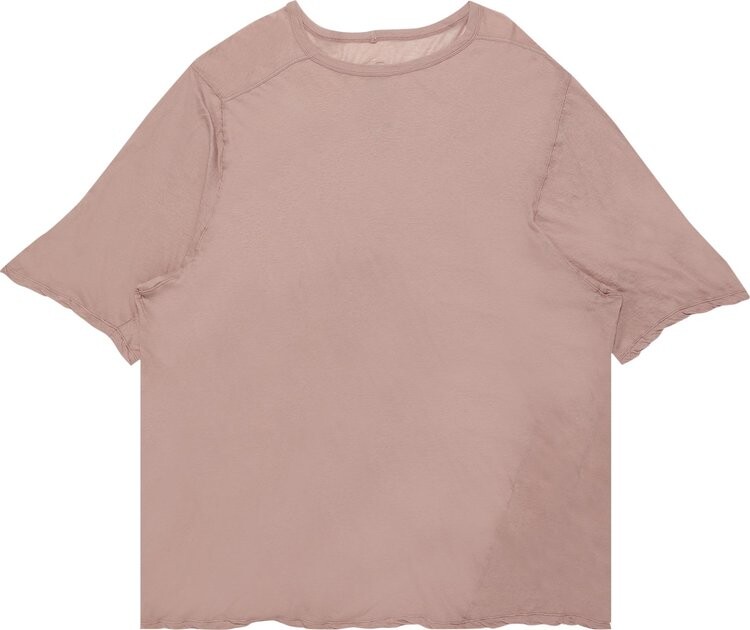 

Футболка Rick Owens Crewneck Short-Sleeve 'Dusty Pink', розовый