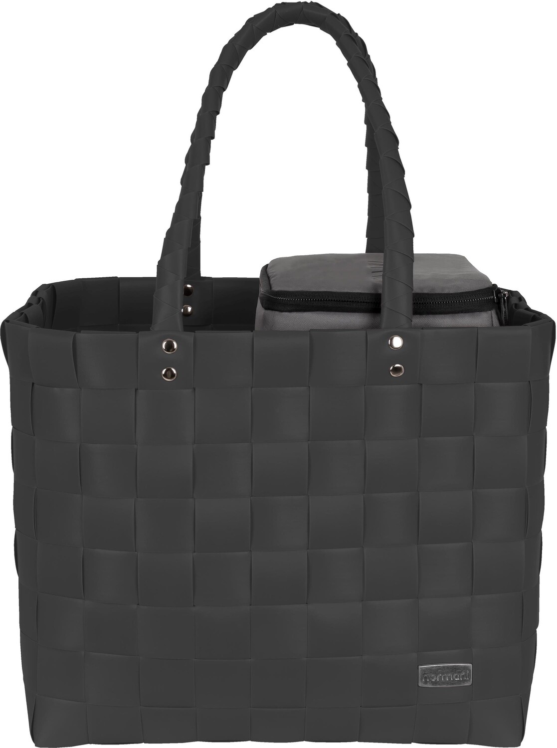 

Сумка шоппер normani Flechtkorb mit kleiner Kühltasche, черный