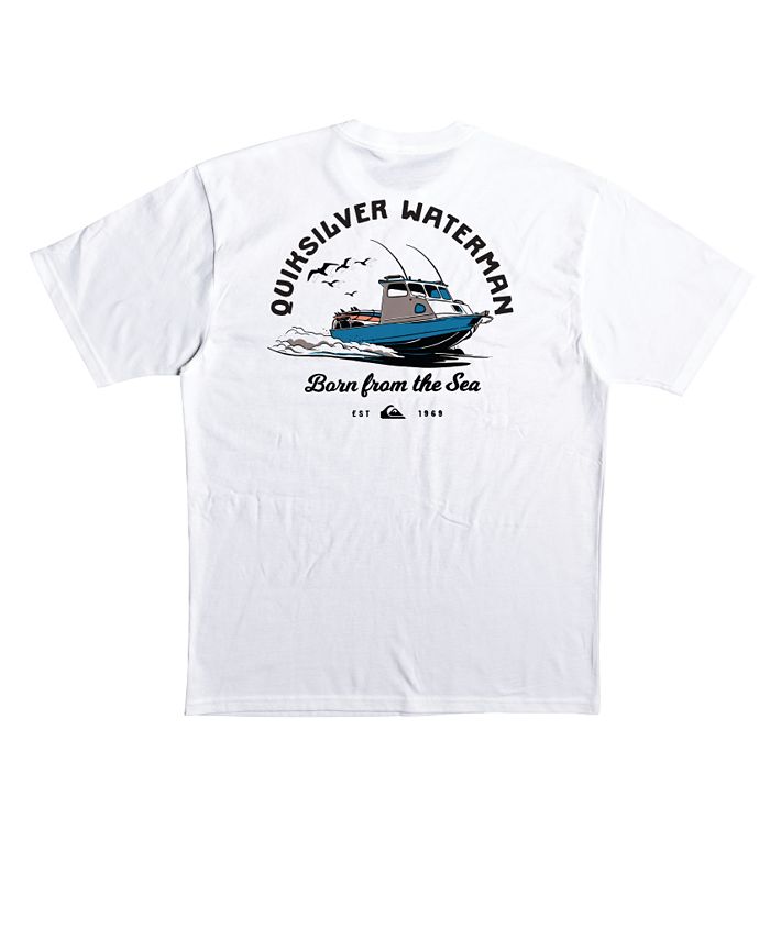 цена Мужская футболка Quiksilver Todos Run с короткими рукавами Quiksilver Waterman, белый
