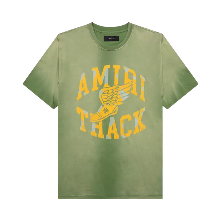 

Футболка Amiri Track 'Green', зеленый