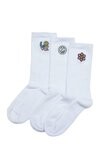 

Носки UNISEX PEACE ICON 3-PACK Urban Classics, белый