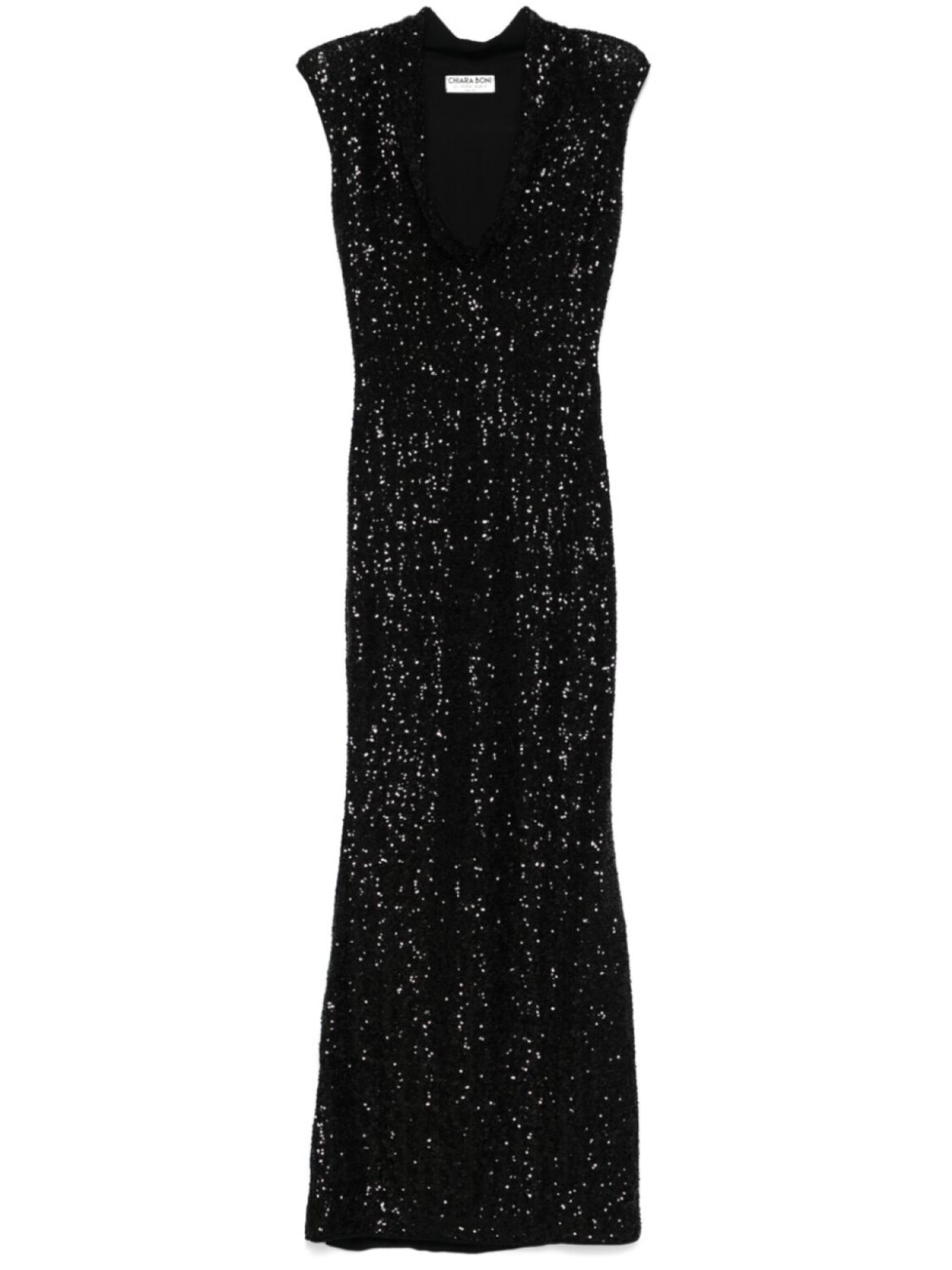 

CHIARA BONI La Petite Robe платье макси с пайетками, черный