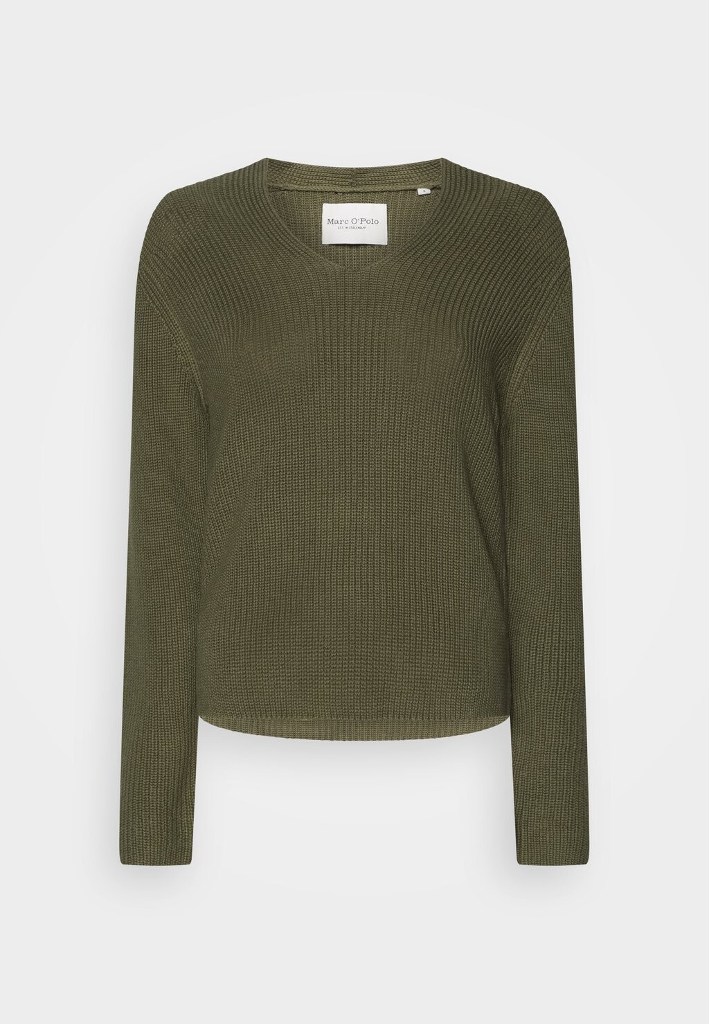 

Джемпер Marc O'Polo Longsleeve V Neck, темер-зеленый, Зеленый;серый
