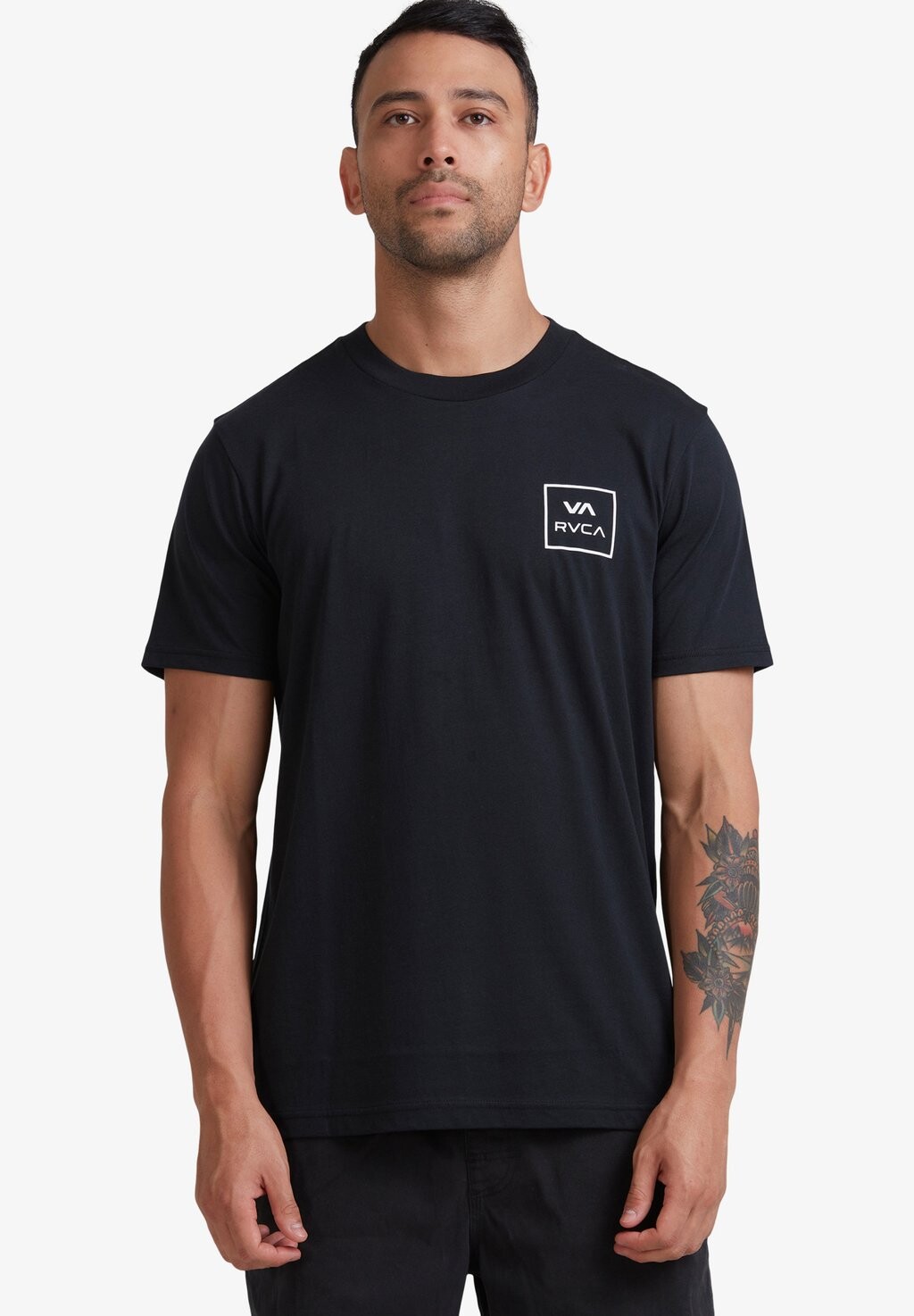 

Футболка с принтом Go All The Ways RVCA, черный