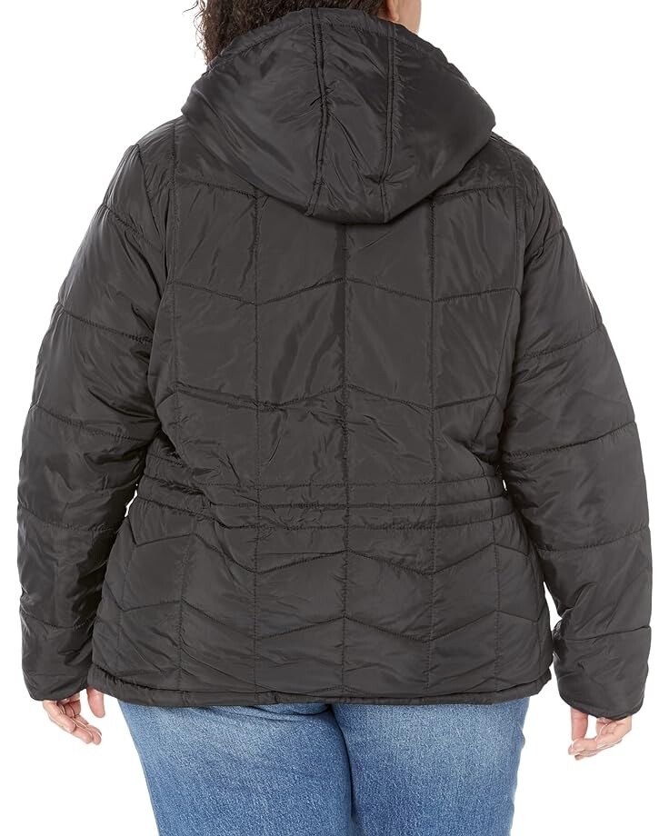

Куртка U.S. POLO ASSN. Plus Size Wave Quilt Cozy Jacket, черный