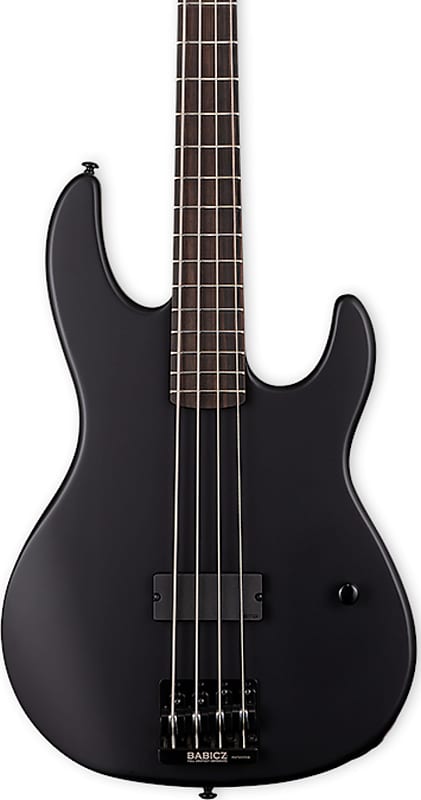 цена Басс гитара ESP LTD AP-4 Black Metal 4-String Bass Guitar, Black Satin