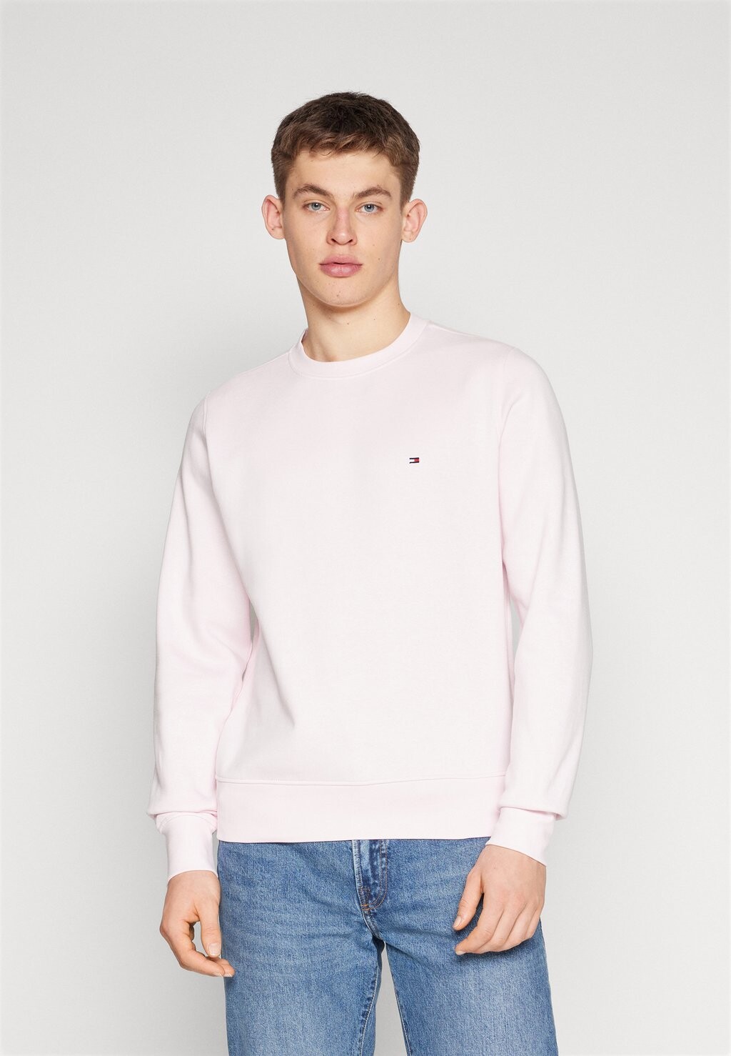 

Толстовка Flag Logo Tommy Hilfiger, цвет light pink