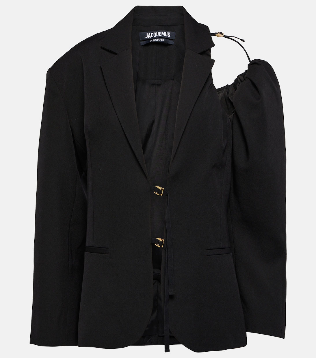 цена Блейзер la veste galliga из натуральной шерсти Jacquemus, черный