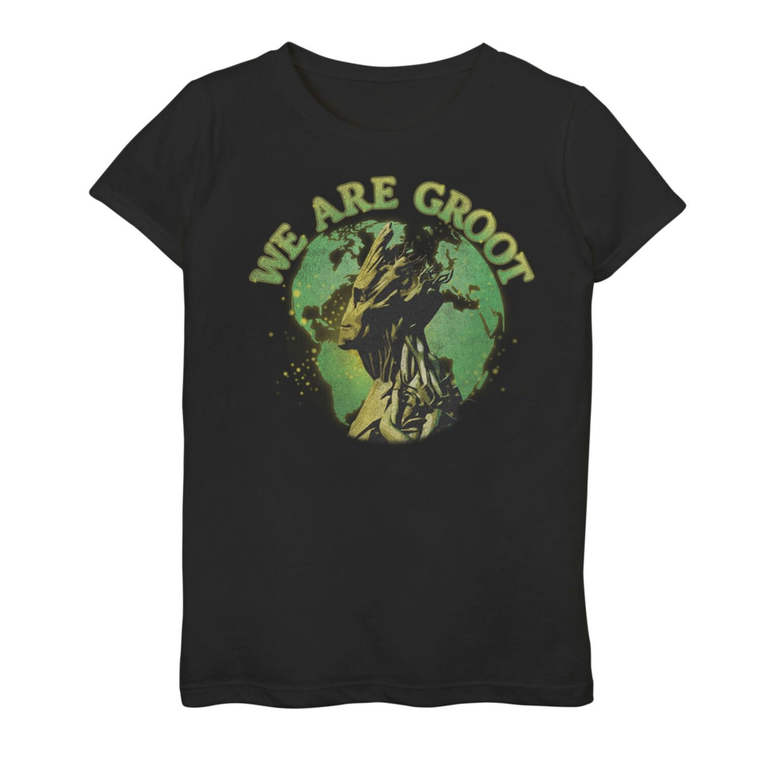 

Футболка с рисунком Marvel Guardians Of The Galaxy We Are Groot Earth для девочек 7–16 лет Marvel