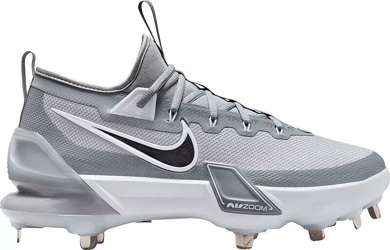 

Мужские металлические бейсбольные бутсы Nike Force Zoom Trout 9 Elite, серый/черный