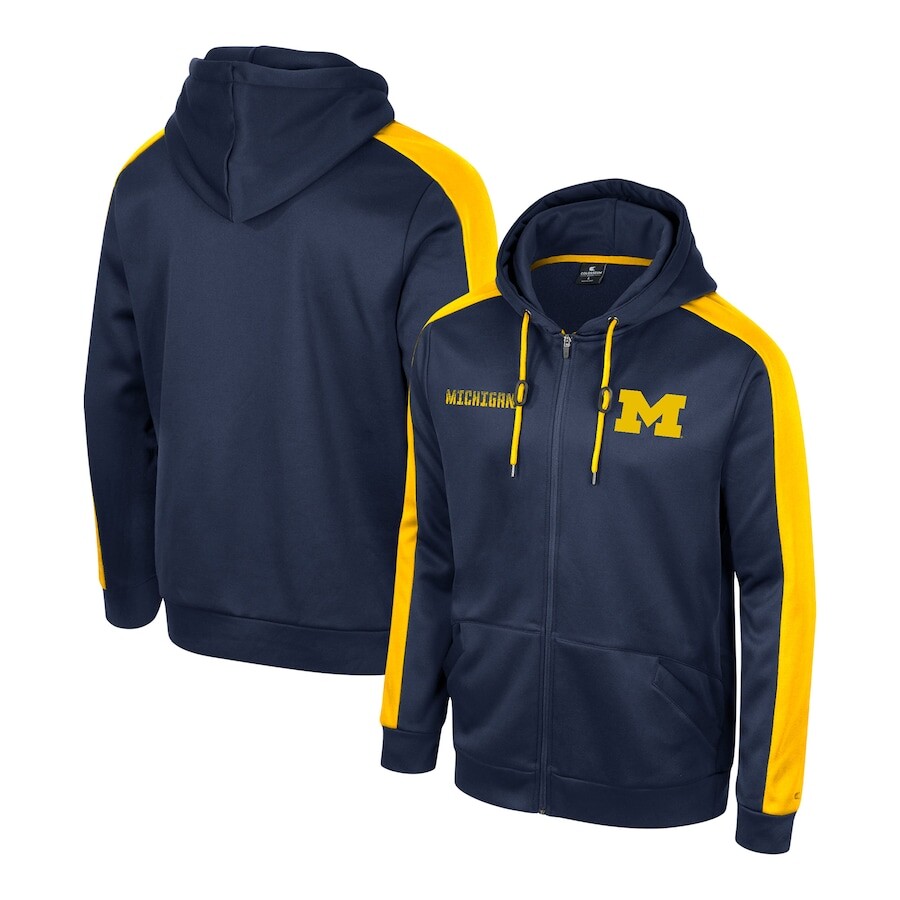 

Толстовка на молнии Colosseum Michigan Wolverines, нави