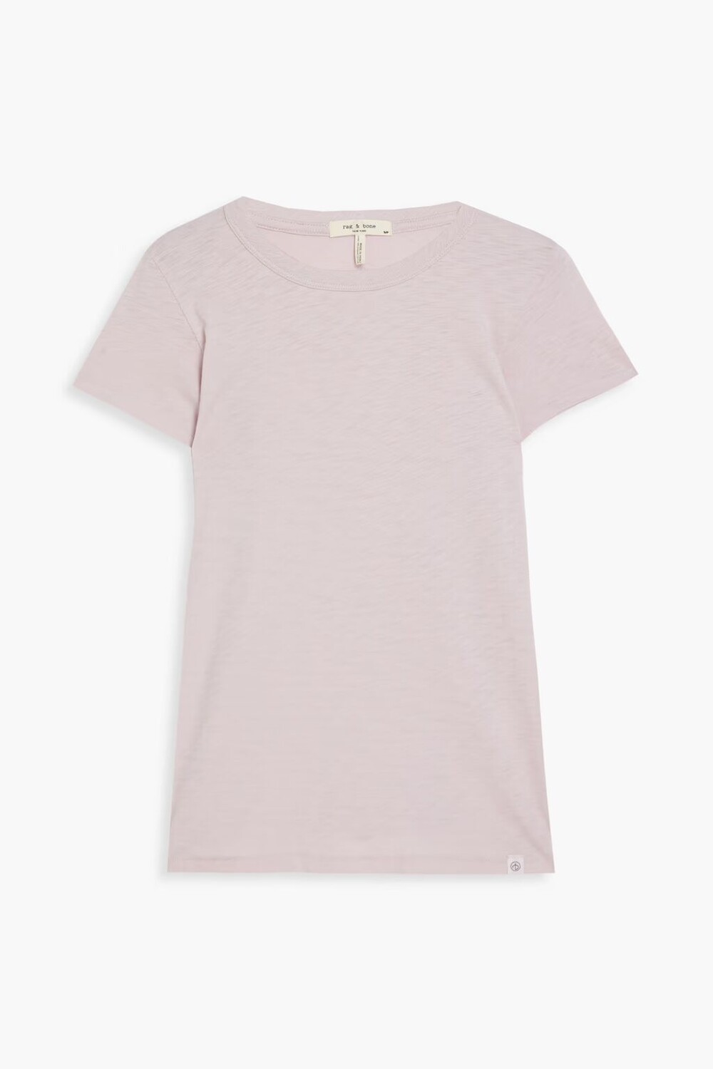

Футболка Slub Pima из хлопкового джерси Rag & Bone, сирень