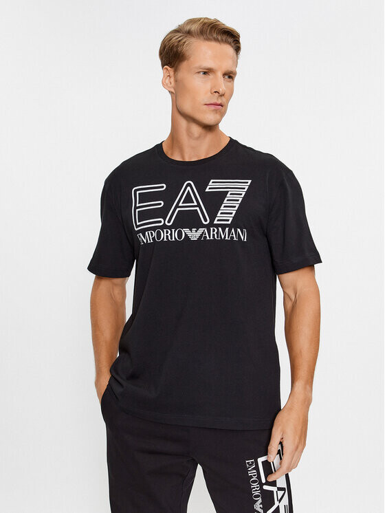 

Футболка стандартного кроя Ea7 Emporio Armani, черный