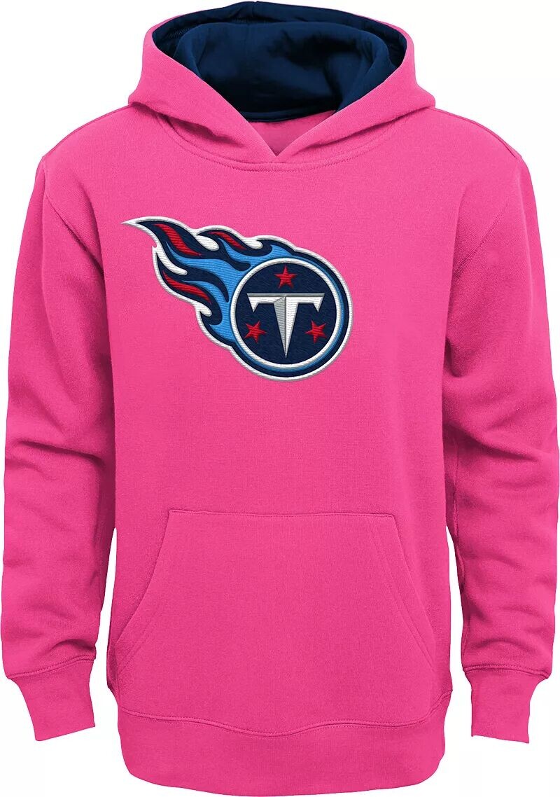 

Nfl Team Apparel Розовая толстовка Tennessee Titans Prime для маленьких девочек