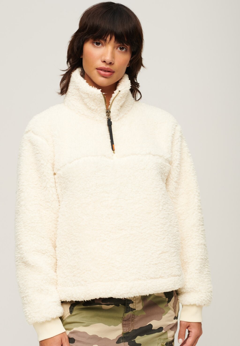 

Флис SOFT ZIP Superdry, крем