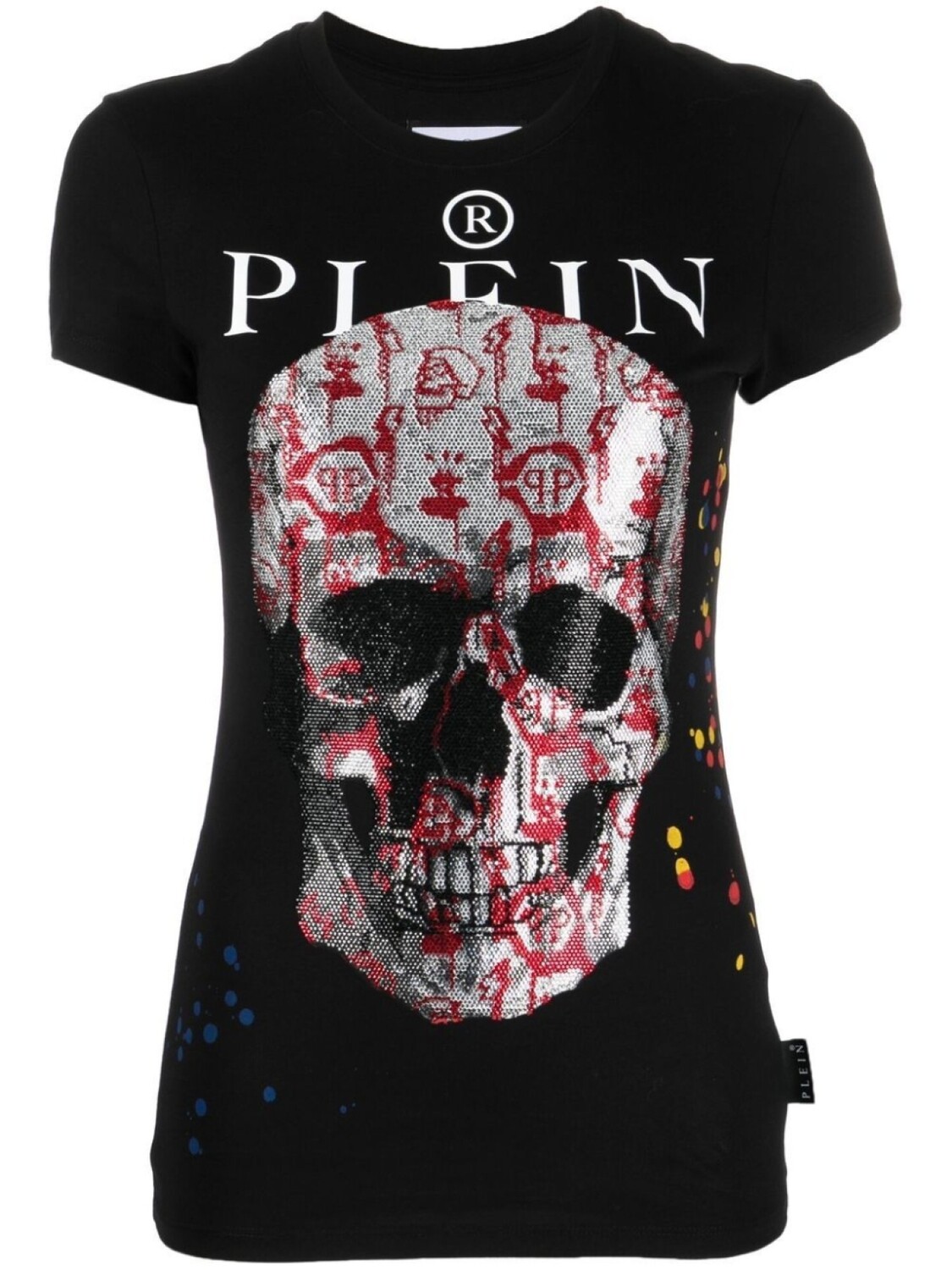

Philipp Plein футболка с принтом Skull, черный