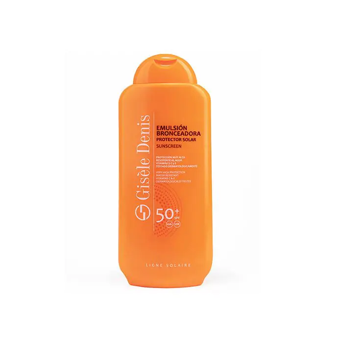 

Средство для загара protector solar spf 50+ Gisele Denis, объем 400 мл