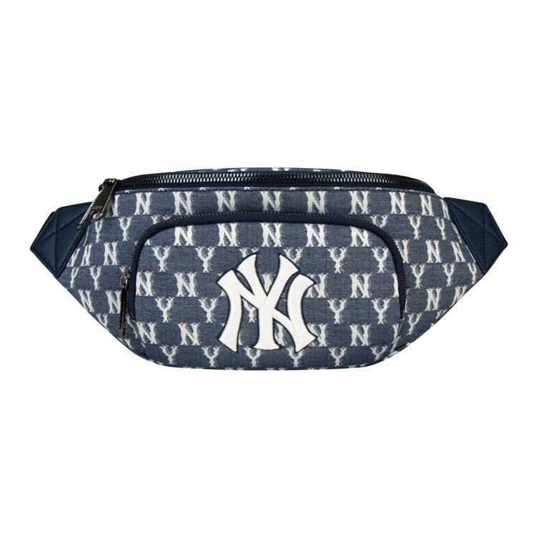 

Поясная сумка унисекс из коллекции MLB Monogram, Джинсовый синий + сумка для мелочей