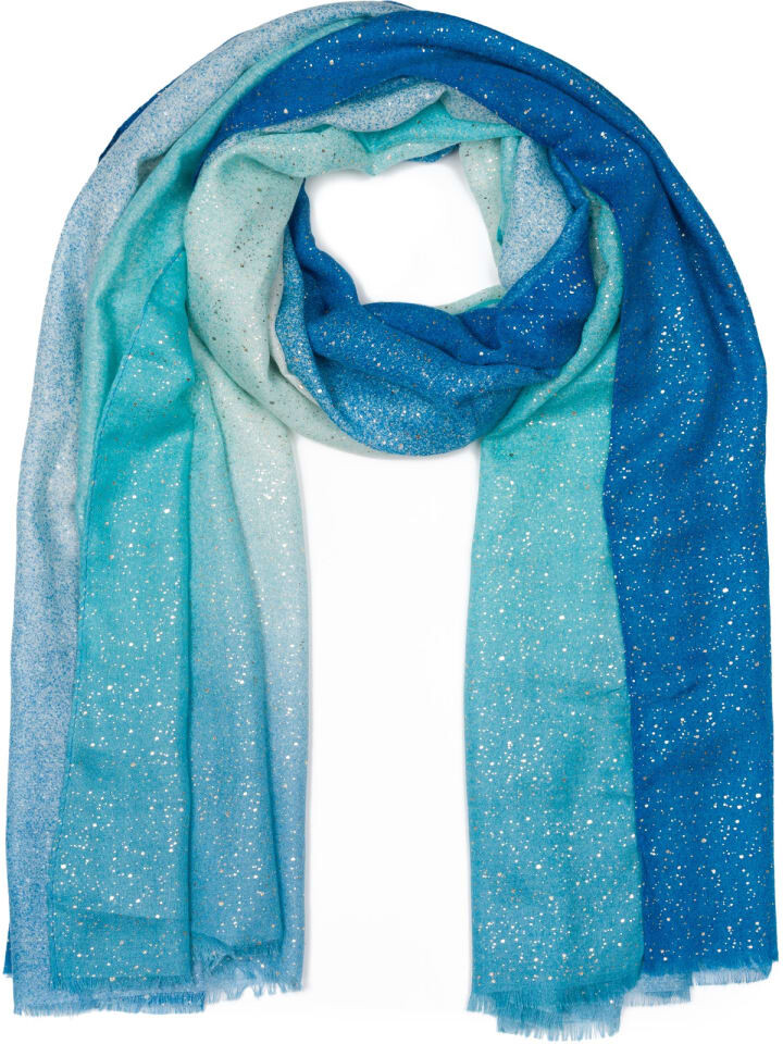 

Шарф styleBREAKER Farbverlauf, цвет blau-türkis-hellblau