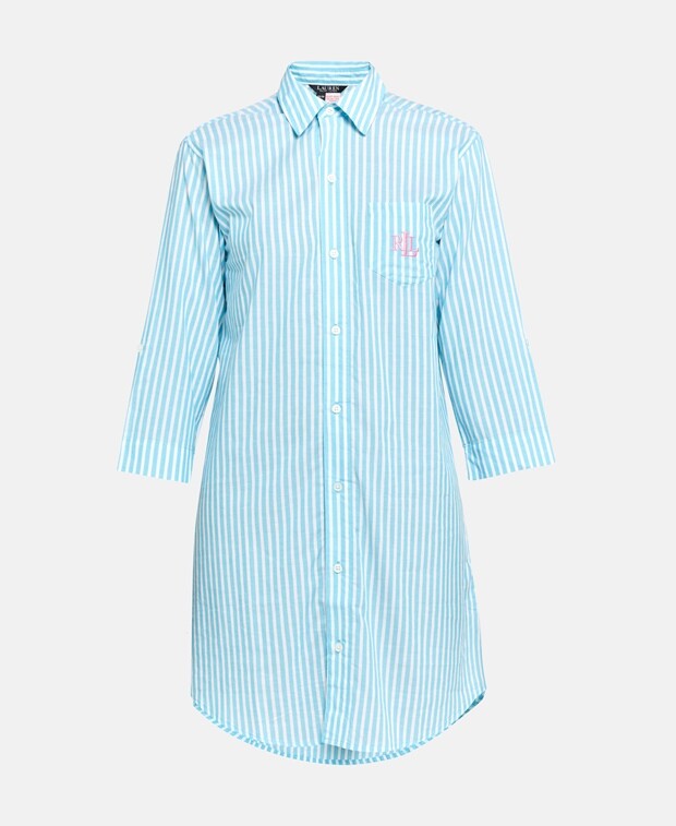 

Ночная рубашка Lauren Ralph Lauren, лазурный синий