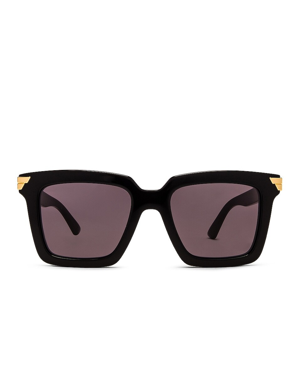 

Солнцезащитные очки Bottega Veneta Original 05 Oversize, цвет Shiny Black