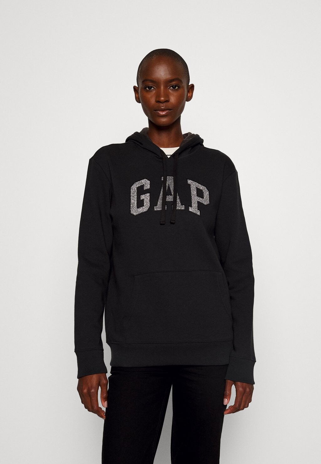 

Толстовка GAP V Frch Exc Heritage, блеск безлунной ночи, Черный