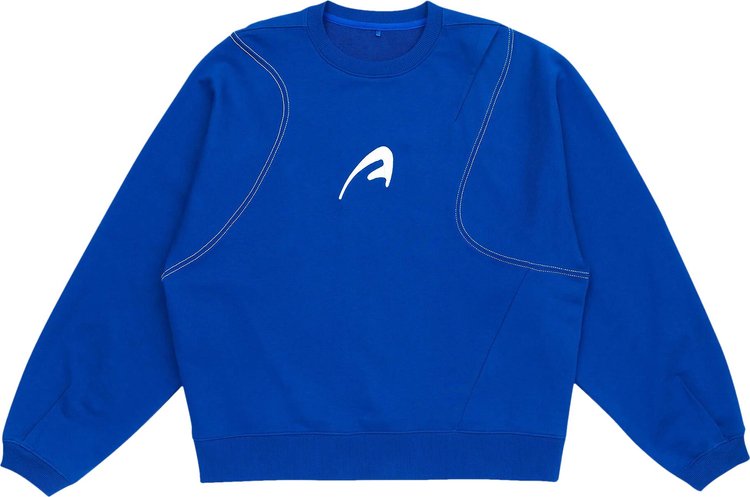 Толстовка Ader Error Graphic Printed 'Blue', синий ader knitted vest men women 1 1 high quality irregular embroidery knit sweater ader error sleeveless knit vest