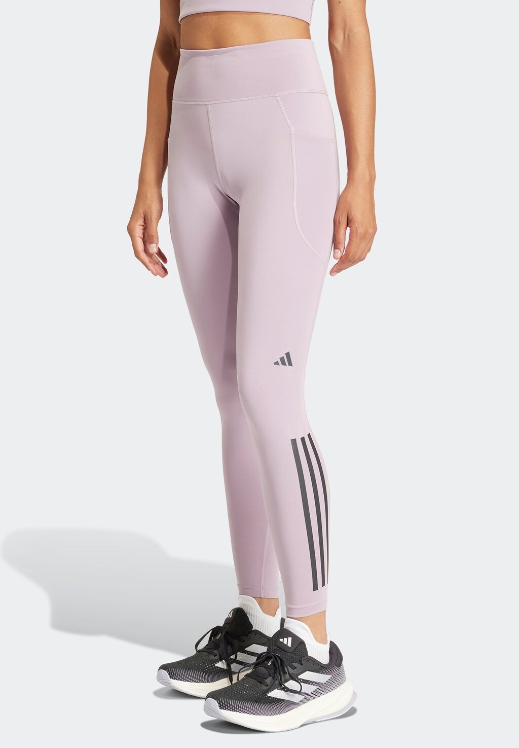 

Леггинсы DAILY RUN 3S adidas Performance, цвет preloved fig