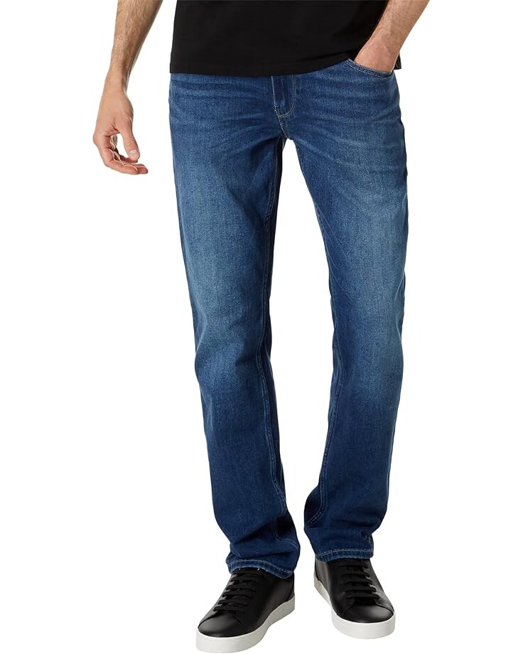 

Джинсы Paige Federal Transcend Vintage Slim Straight Fit Jeans in Milburn, цвет Milburn