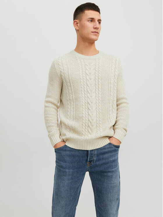 

Свитер обычного кроя Jack&Jones, экрю