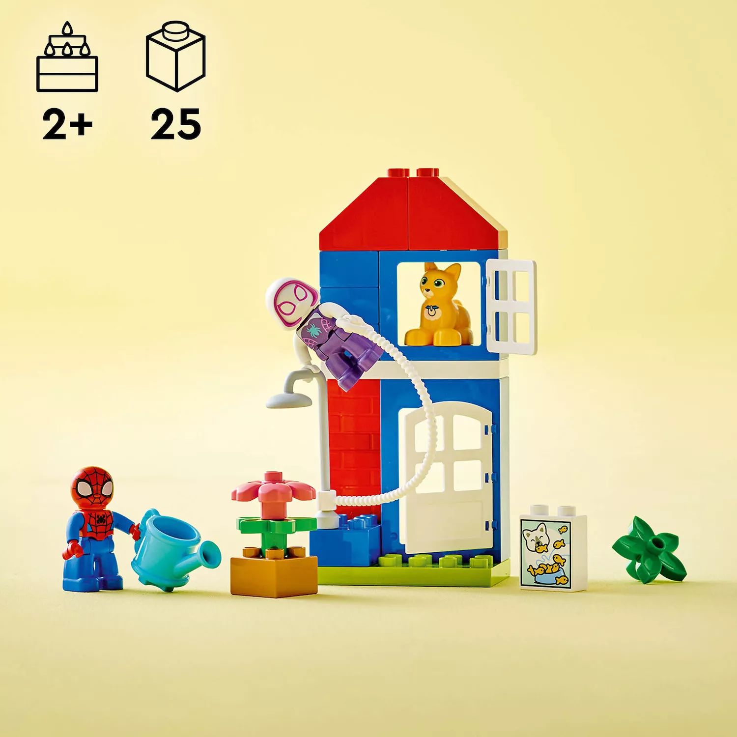 LEGO DUPLO Marvel Spider-Man’s House (10995) Набор строительных игрушек LEGO конструктор lego duplo 10995 дом человека паука