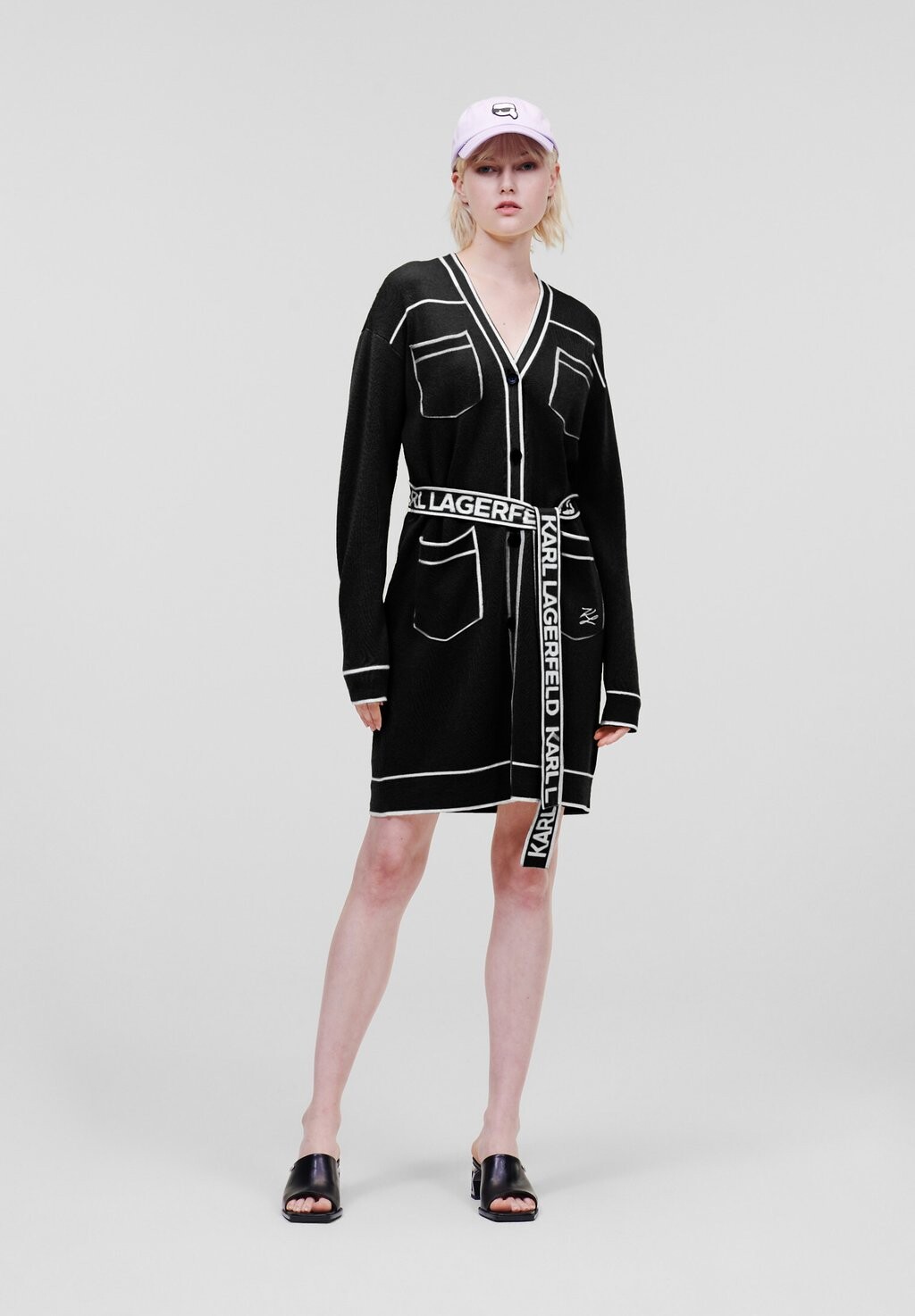 

Кардиган KARL LAGERFELD, белый