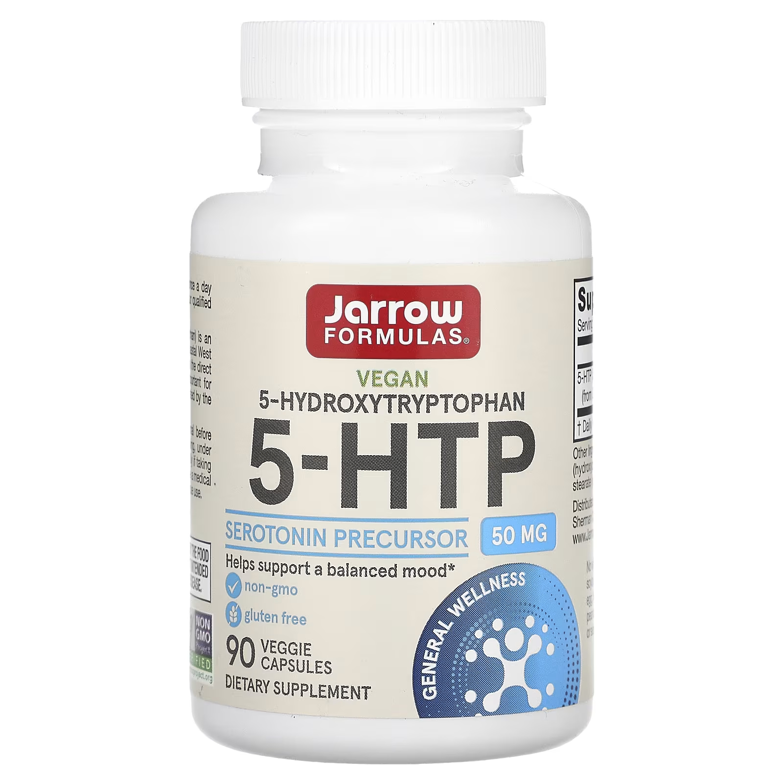 jarrow formulas 5 htp 50 мг 90 растительных капсул Jarrow Formulas 5-HTP, 90 капсул
