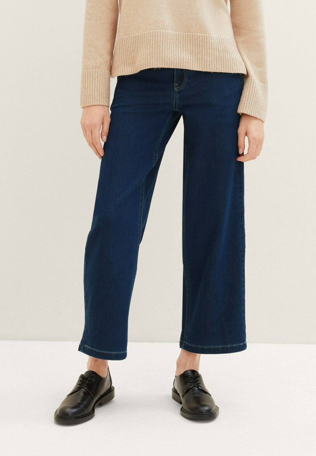 

Расклешенные джинсы CROPPED CULOTTE TOM TAILOR, цвет dark stone bright blue denim