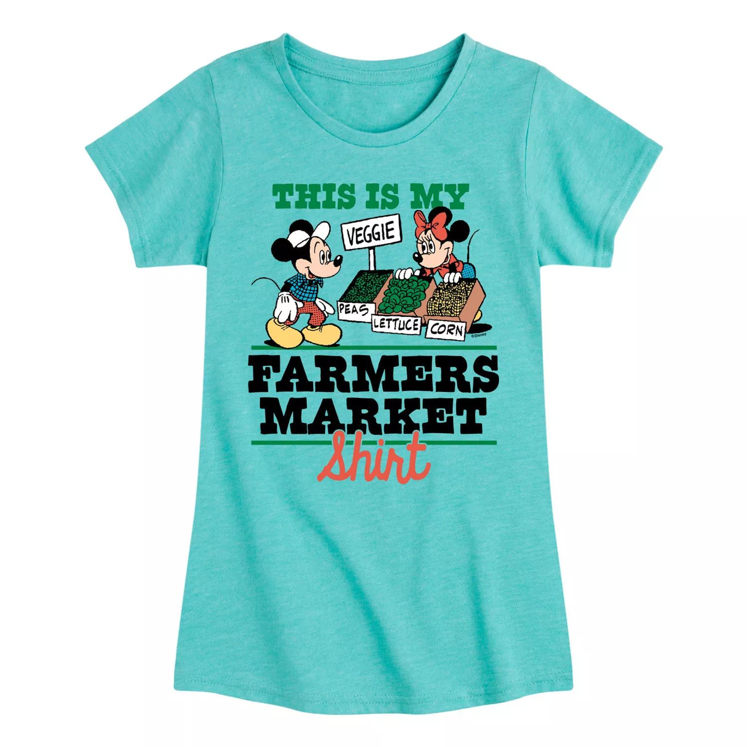 

Футболка с рисунком Farmers Market для девочек 7–16 лет Disney's Licensed Character