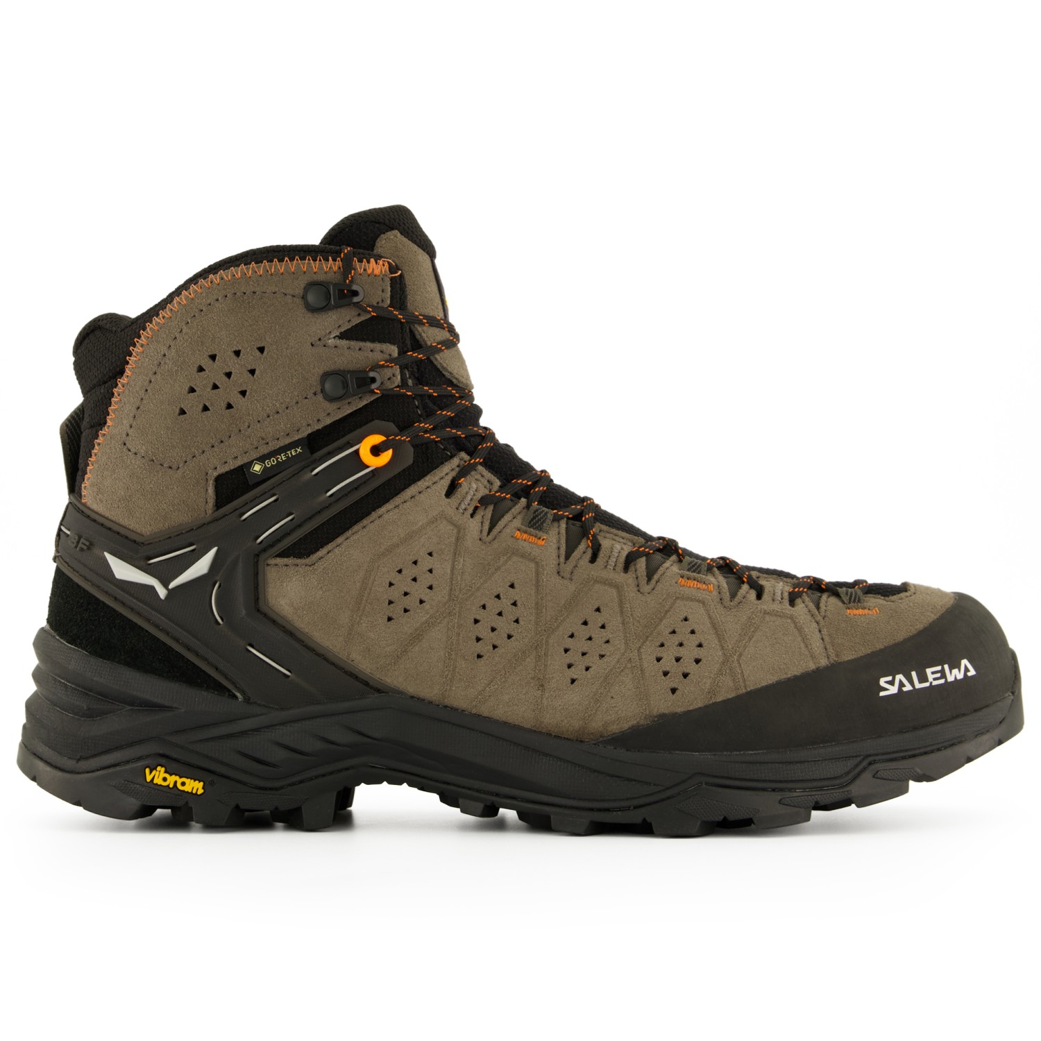 Ботинки для прогулки Salewa Alp Trainer 2 Mid GTX, цвет Wallnut/Fluo Orange ботинки salewa mountain trainer 2 mid gore tex коричневый