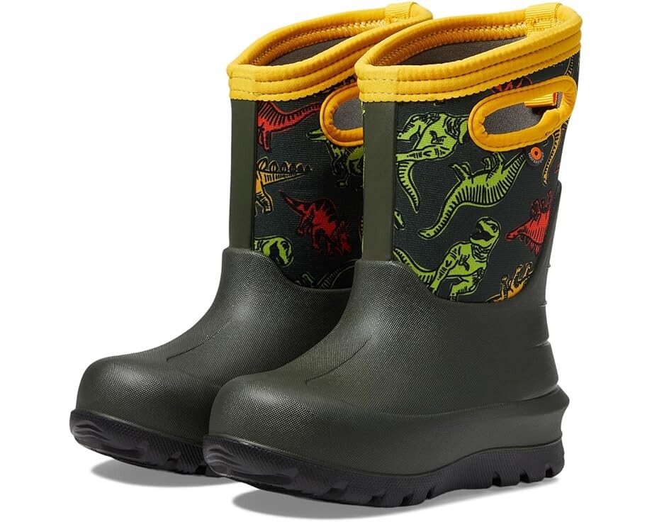 

Ботинки Bogs Neo Classic Super Dino, цвет Dark Green Multi