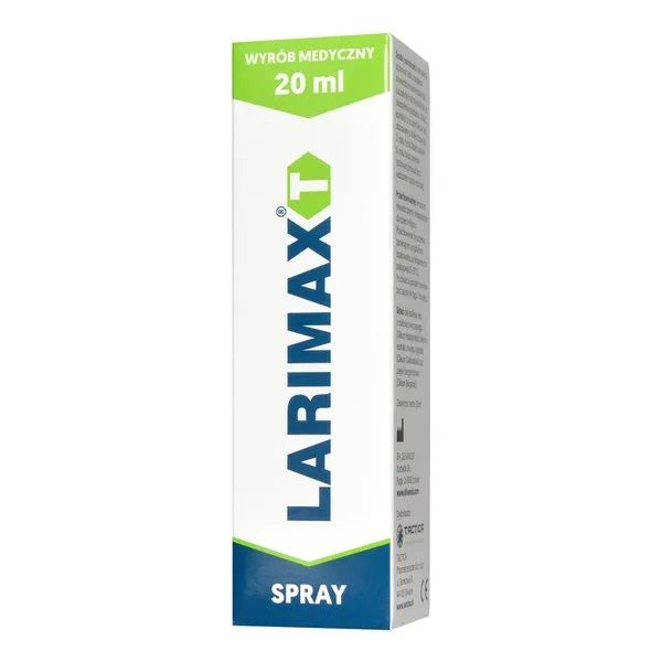 Спрей для горла Larimax T Spray, 20 мл спрей для горла успокаивающий 35 мл