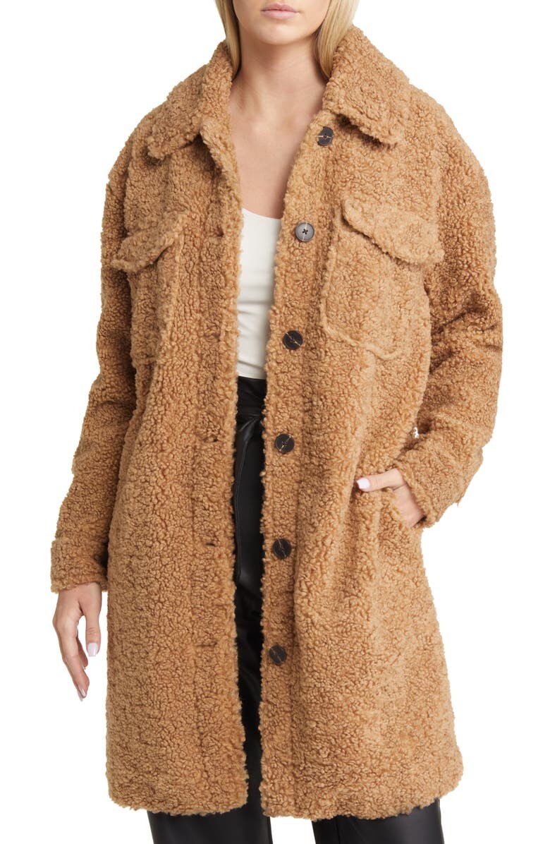 

Длинное плюшевое пальто Kyliefilucca VERO MODA