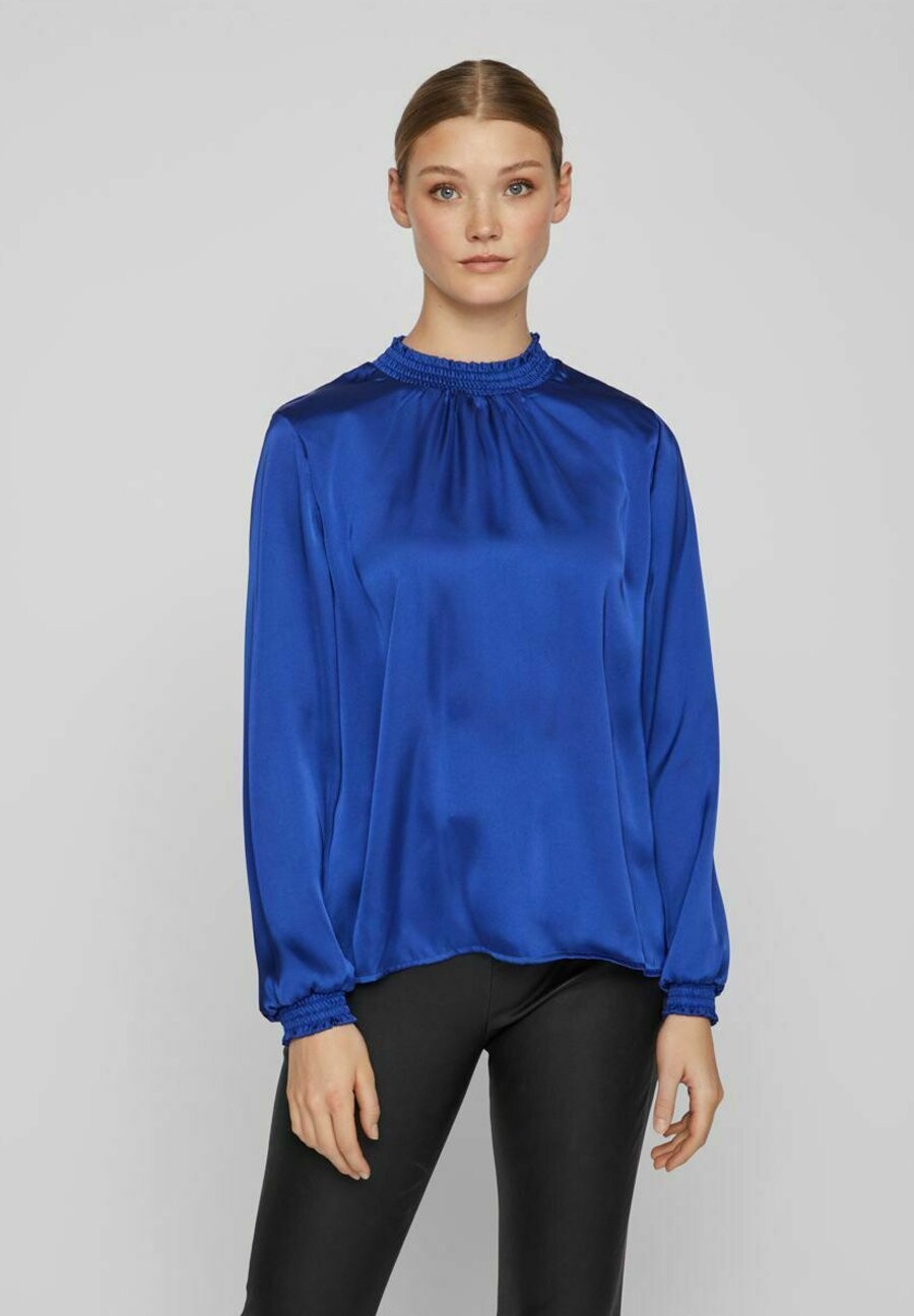 

Блузка Langarm Gesmoktes VILA, цвет mazarine blue