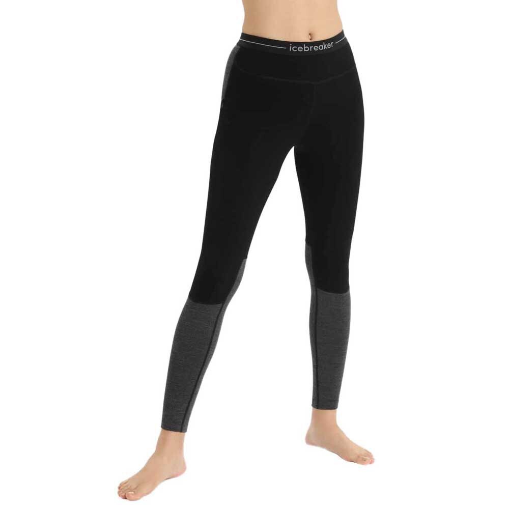 

Базовые брюки Icebreaker Zone Knit 200 Leggings, черный