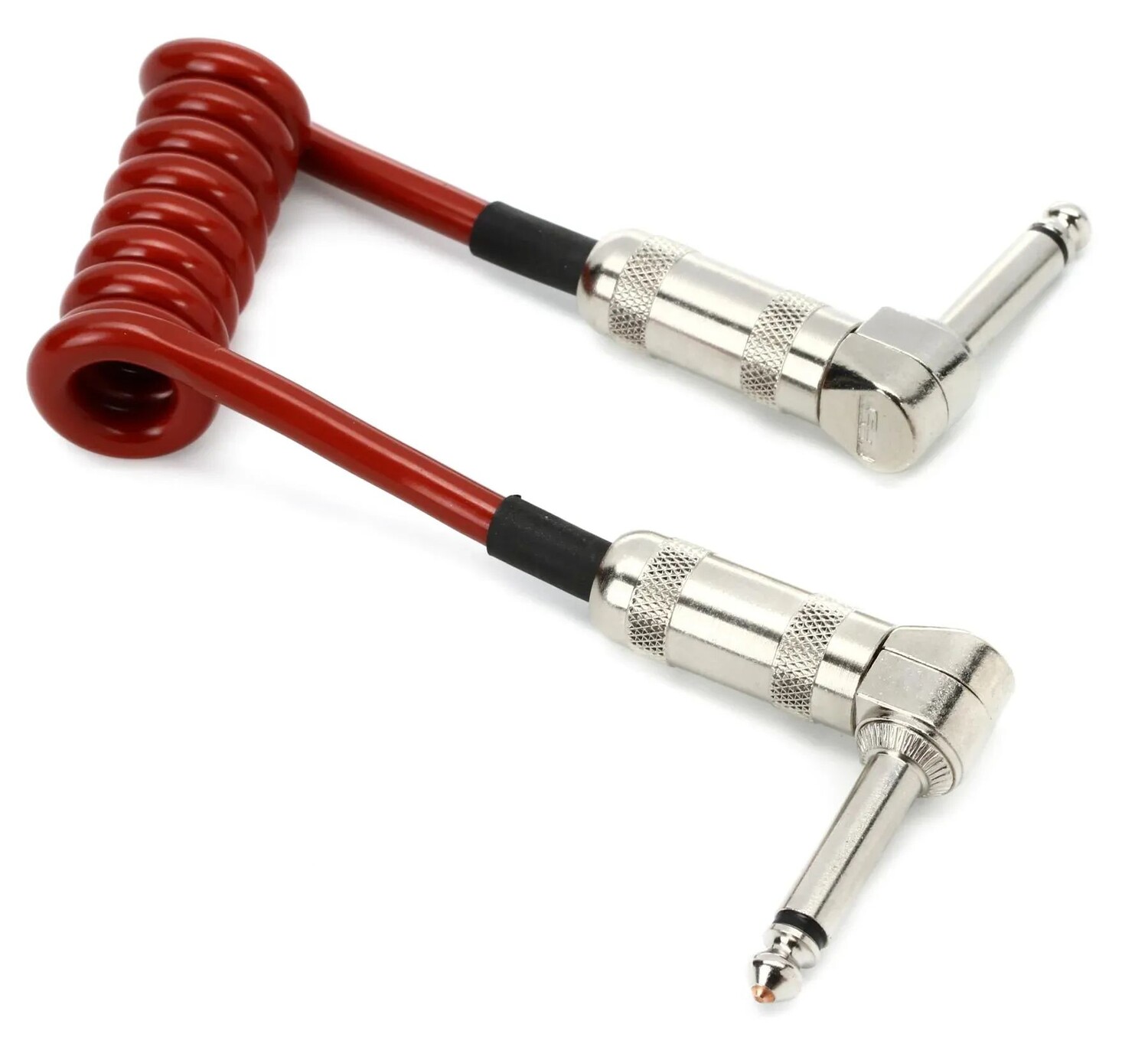 

Лавовый кабель LCMNCMR Mini Coil Прямоугольный и прямоугольный инструментальный кабель — 6 дюймов, красный металлик