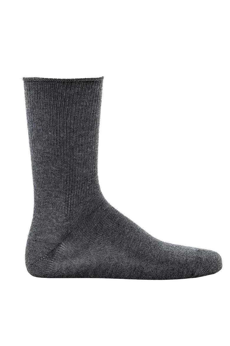 Длинные однотонные хлопковые носки Hudson, серый
