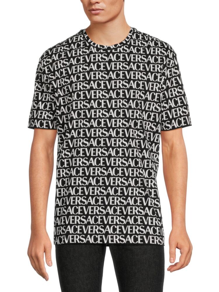 

Футболка Mitchel Fit с логотипом Versace, цвет Black White