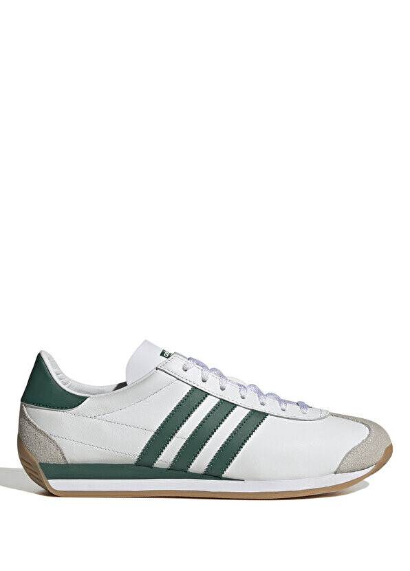 

Country og бело-зеленые мужские кожаные кроссовки Adidas