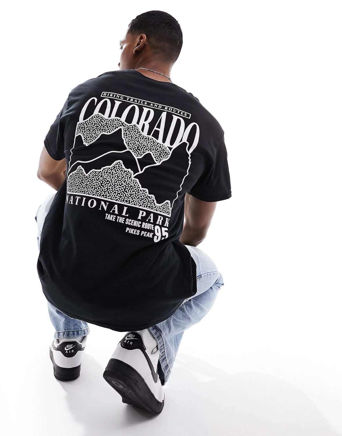 

Черная футболка с рисунком New Look Colorado, Черный