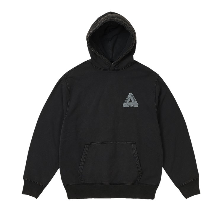 Толстовка Palace Washed Out Tri-Ferg 'Black', черный толстовка palace fleece tri ferg crew black черный