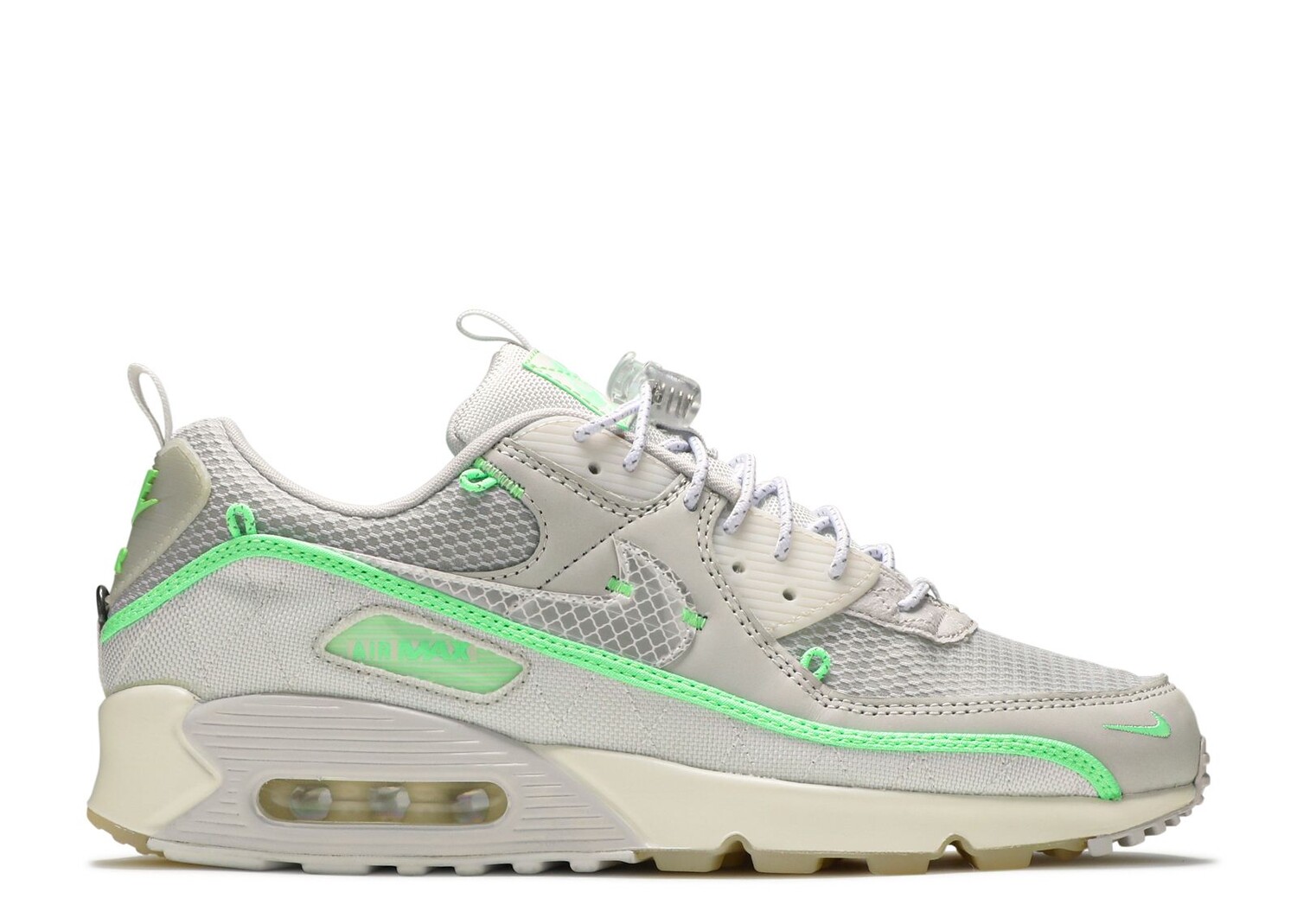 

Кроссовки Nike Air Max 90 'Sail Neon Green', зеленый