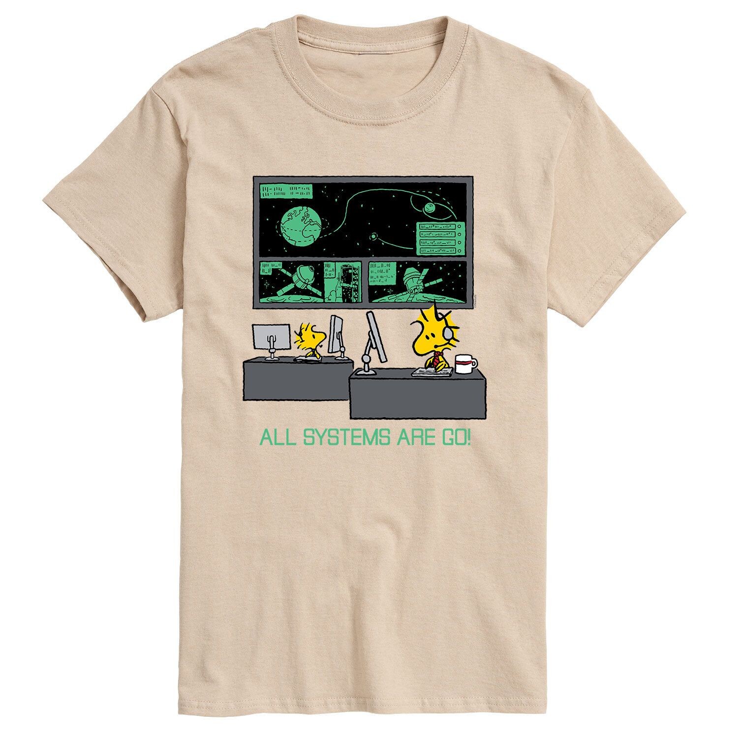 

Мужская футболка Peanuts All Systems Are Go Licensed Character
