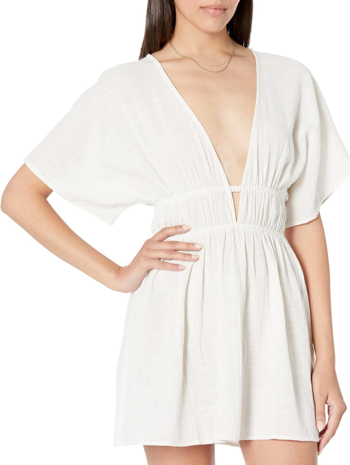 

Платье Ocean Eyes Tunic L*Space, цвет Cream